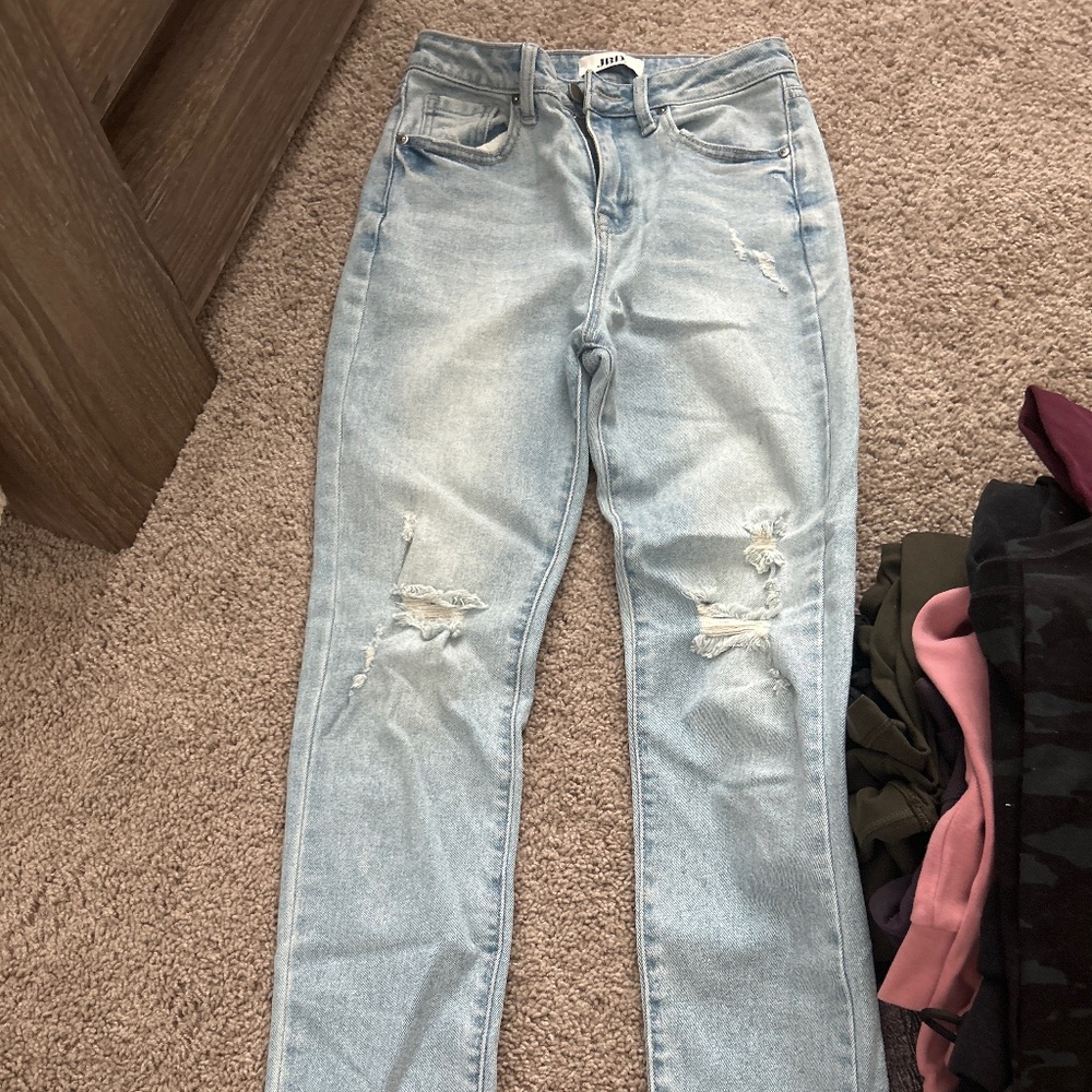 Straight light wash Jean